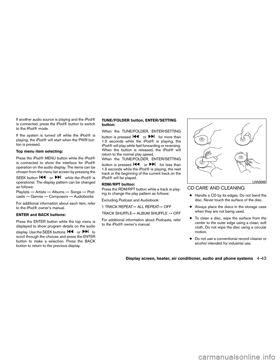 NISSAN MICRA 2010  Owners Manual 