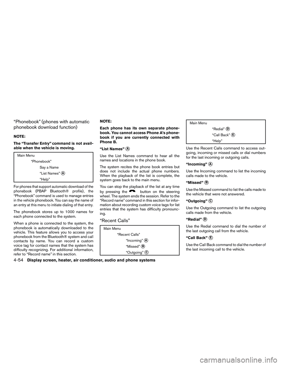 NISSAN MICRA 2010  Owners Manual 
