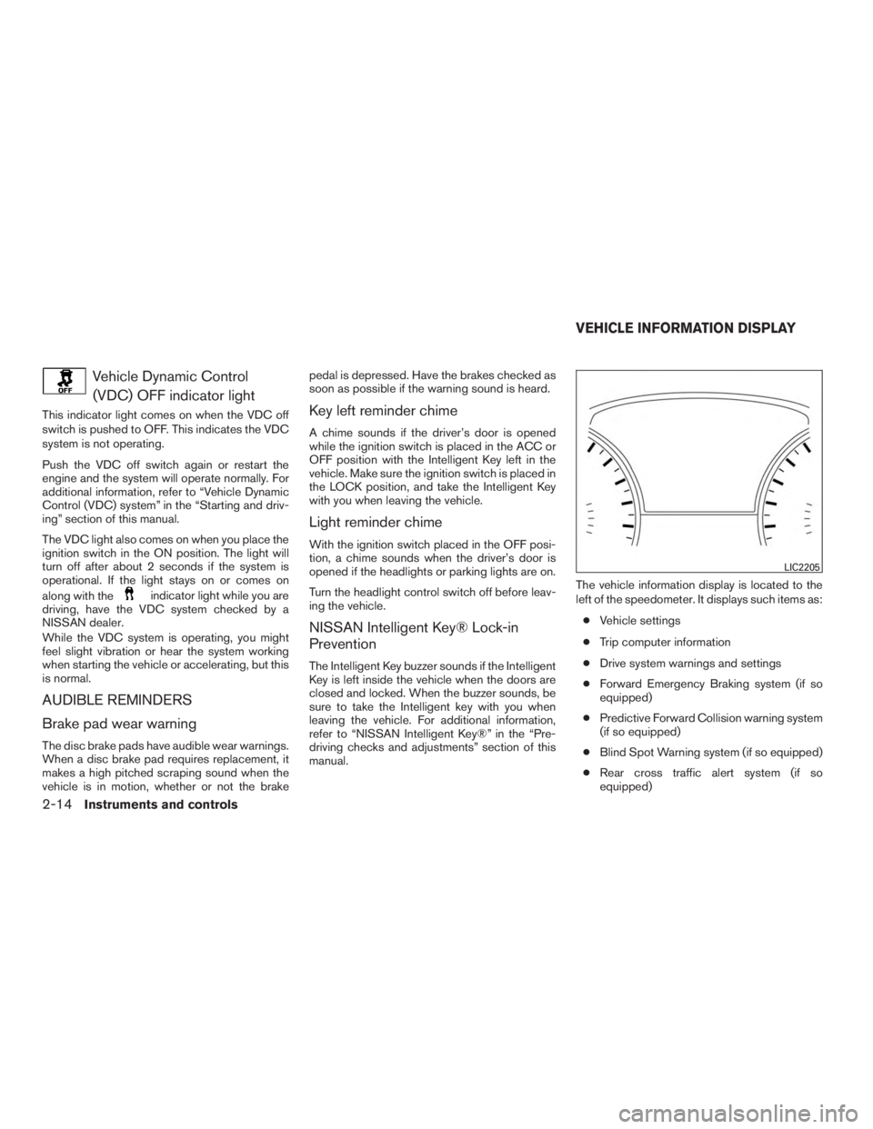 NISSAN MURANO PLATINUM 2015  Owners Manual 