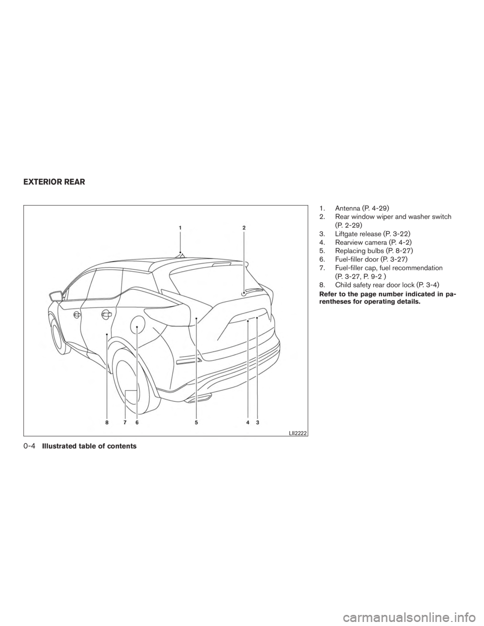 NISSAN MURANO PLATINUM 2015  Owners Manual 