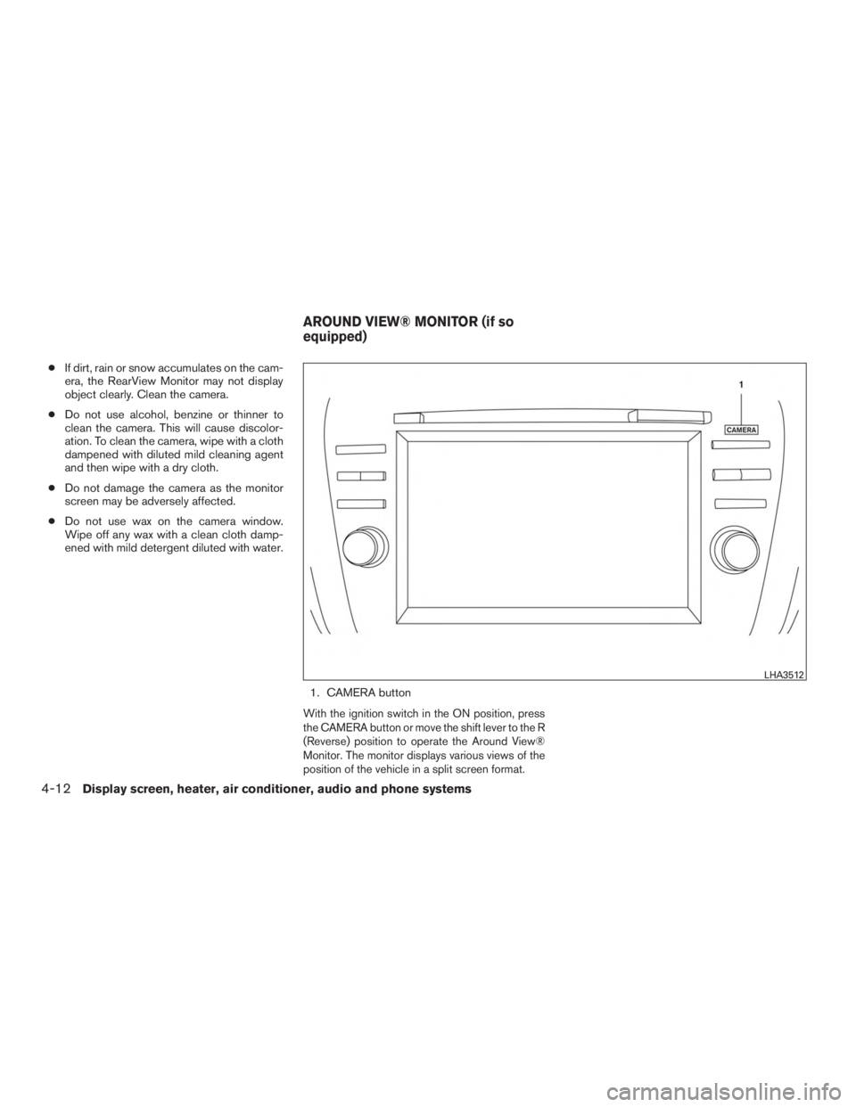 NISSAN MURANO PLATINUM 2015  Owners Manual 