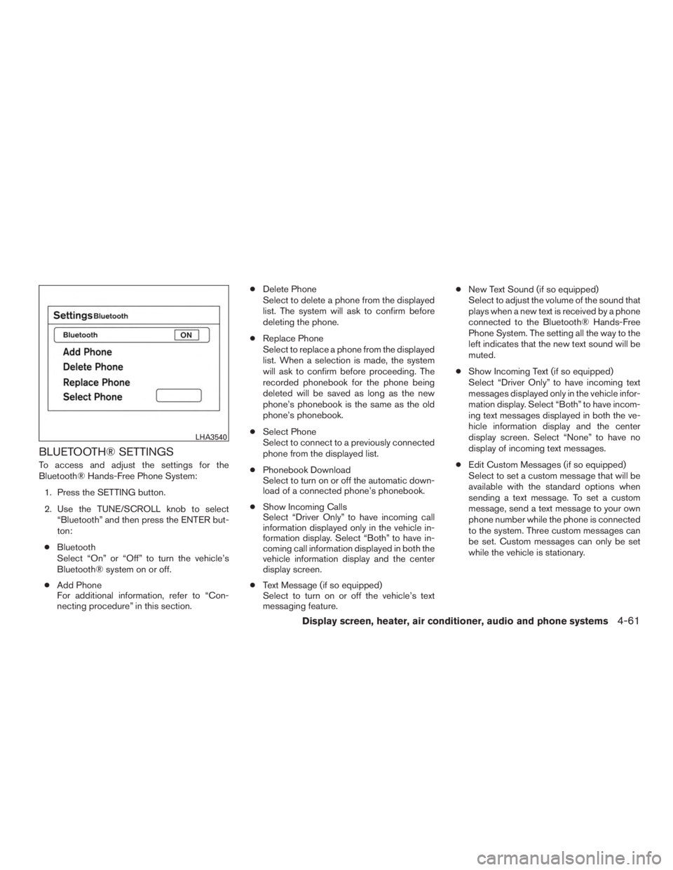 NISSAN MURANO PLATINUM 2015  Owners Manual 