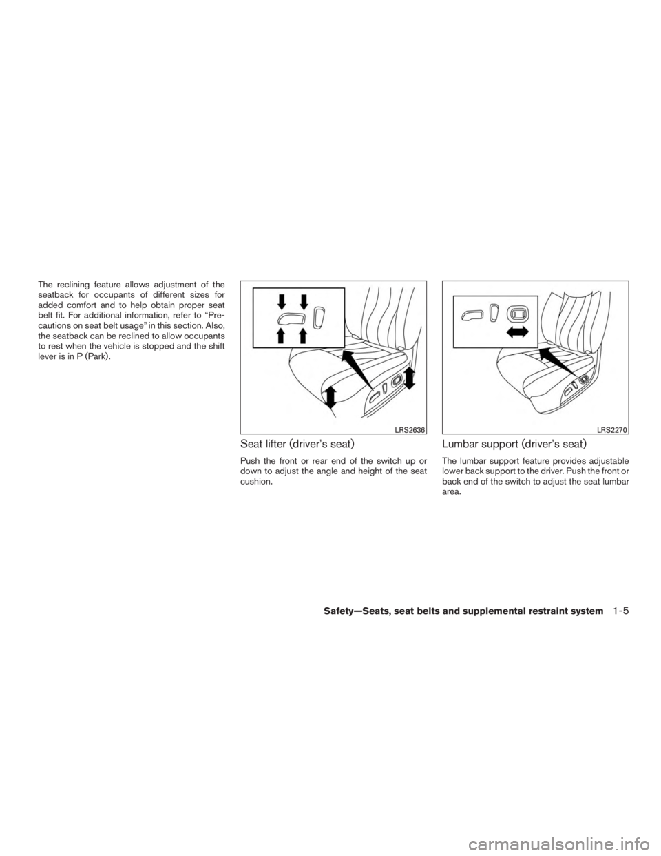NISSAN MURANO PLATINUM 2015  Owners Manual 