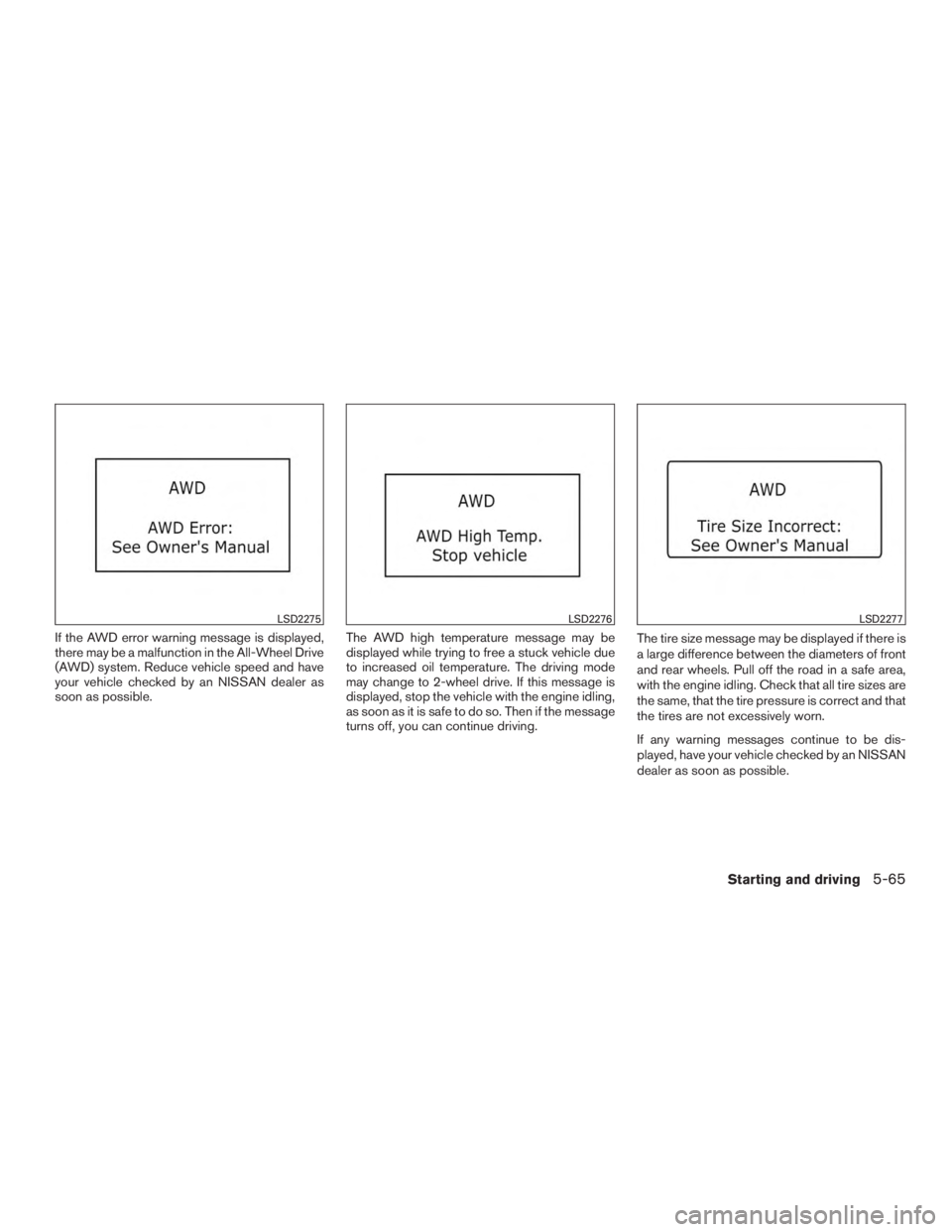 NISSAN MURANO PLATINUM 2015  Owners Manual 