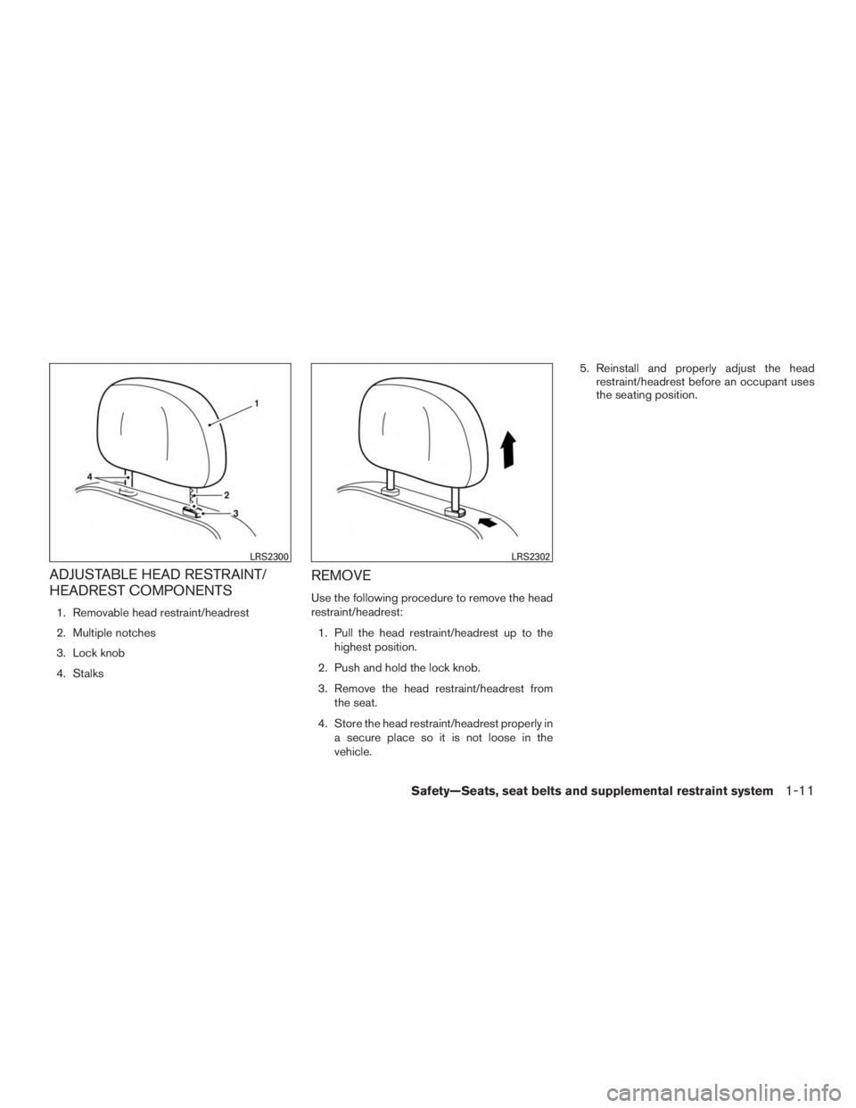 NISSAN MURANO PLATINUM 2015  Owners Manual 