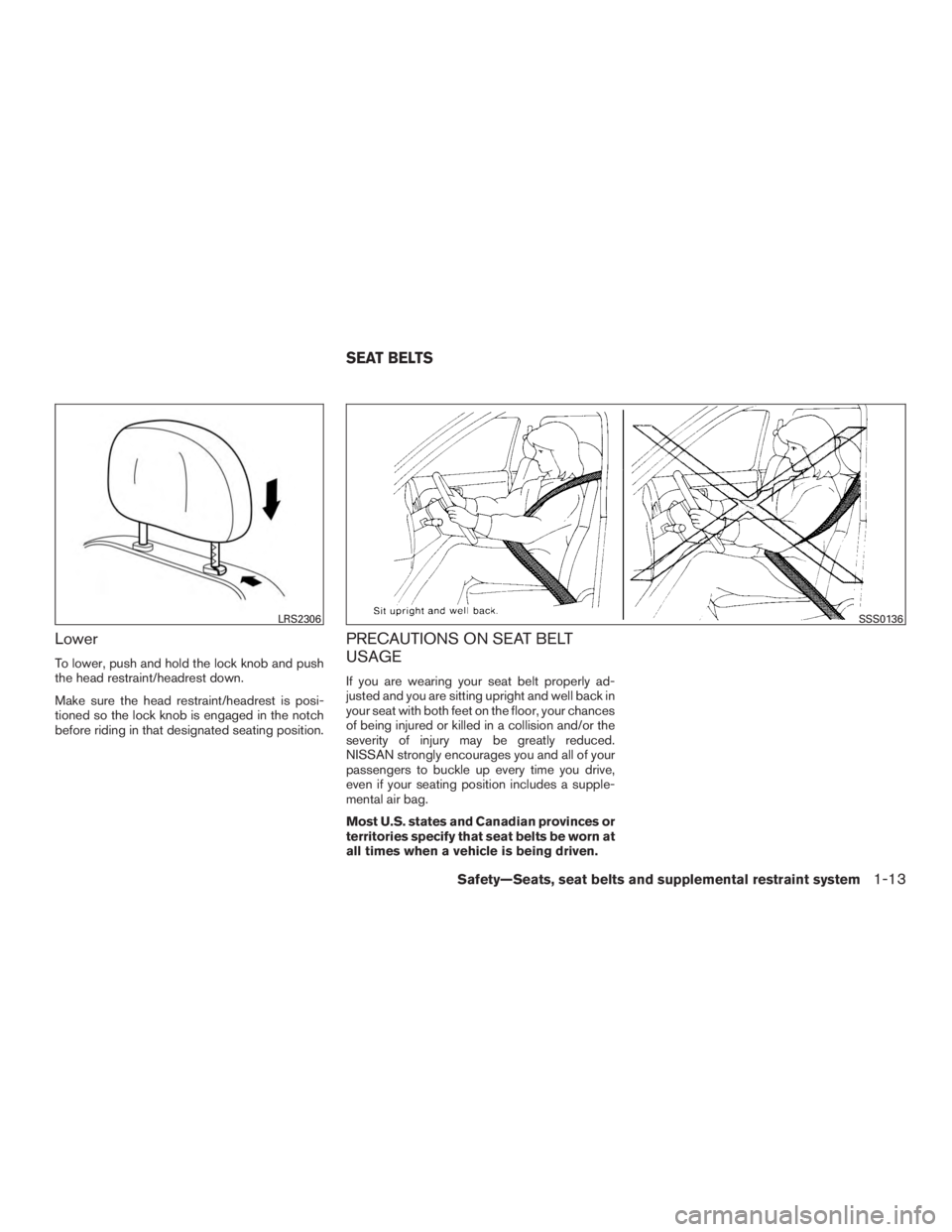 NISSAN MURANO PLATINUM 2015  Owners Manual 