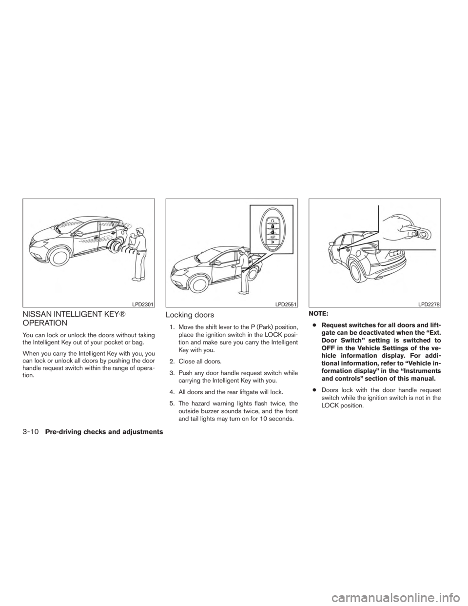 NISSAN MURANO PLATINUM 2017  Owners Manual 