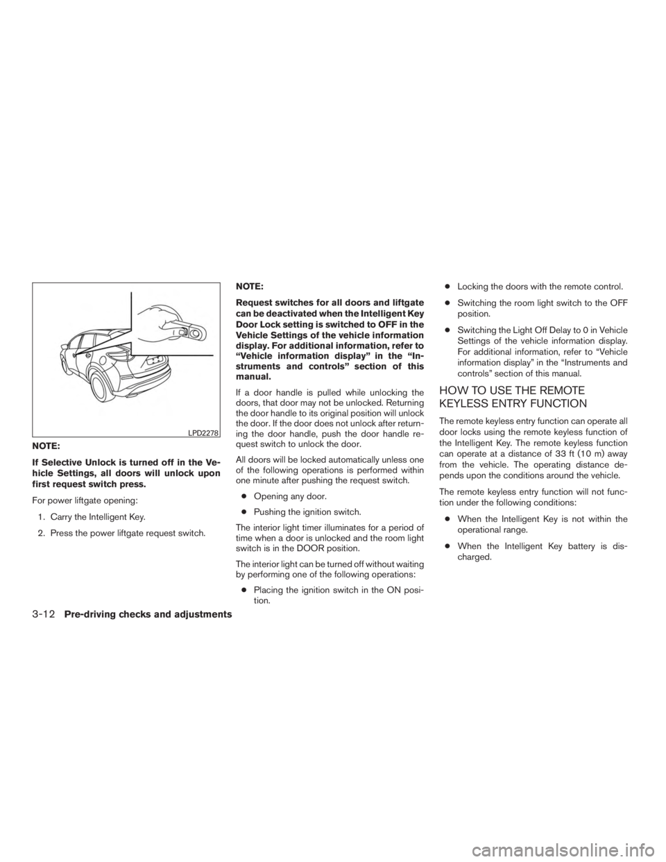 NISSAN MURANO PLATINUM 2017  Owners Manual 