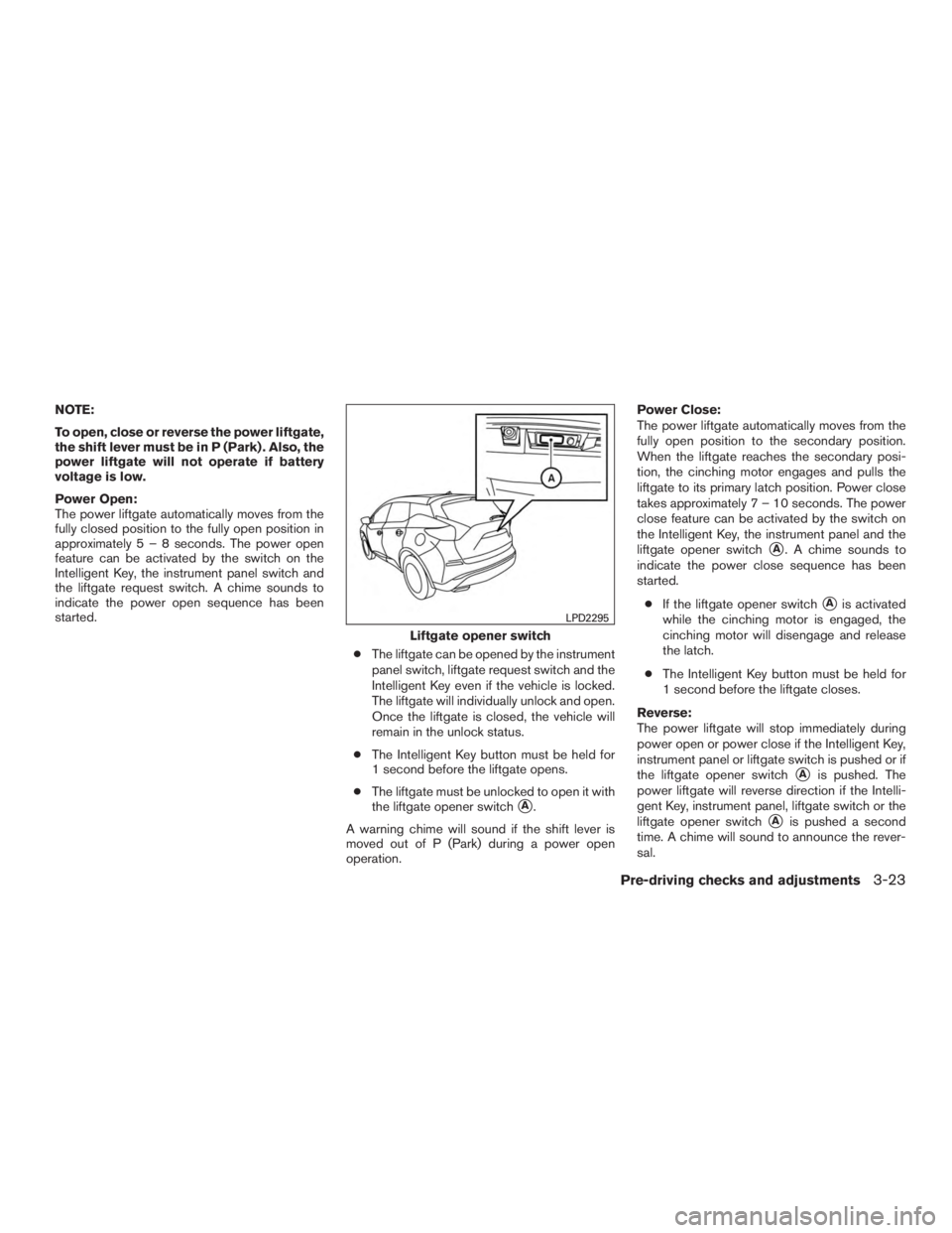 NISSAN MURANO PLATINUM 2017  Owners Manual 