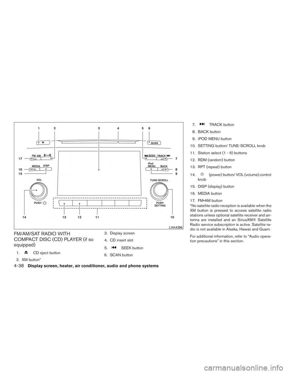 NISSAN MURANO PLATINUM 2017  Owners Manual 