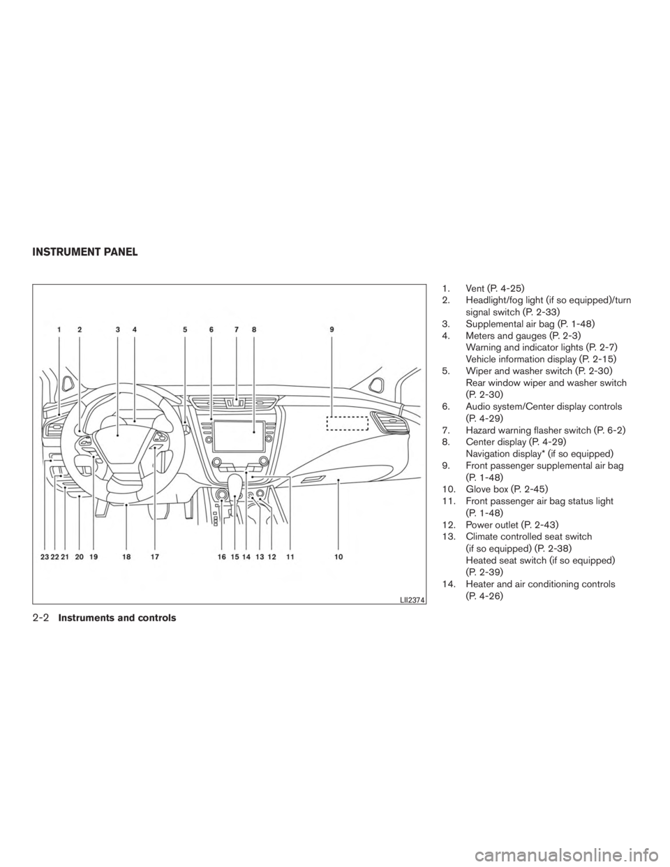 NISSAN MURANO PLATINUM 2017  Owners Manual 