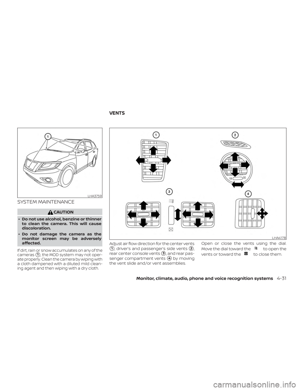 NISSAN PATHFINDER SV 2019  Owners Manual SYSTEM MAINTENANCE 