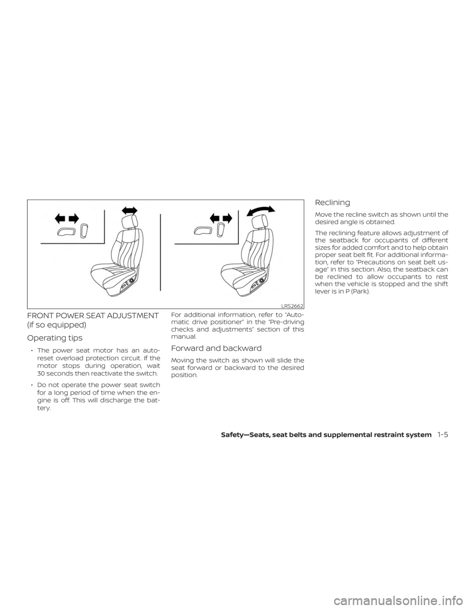 NISSAN PATHFINDER SV 2019  Owners Manual 