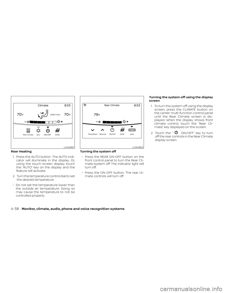 NISSAN PATHFINDER SV 2019  Owners Manual 