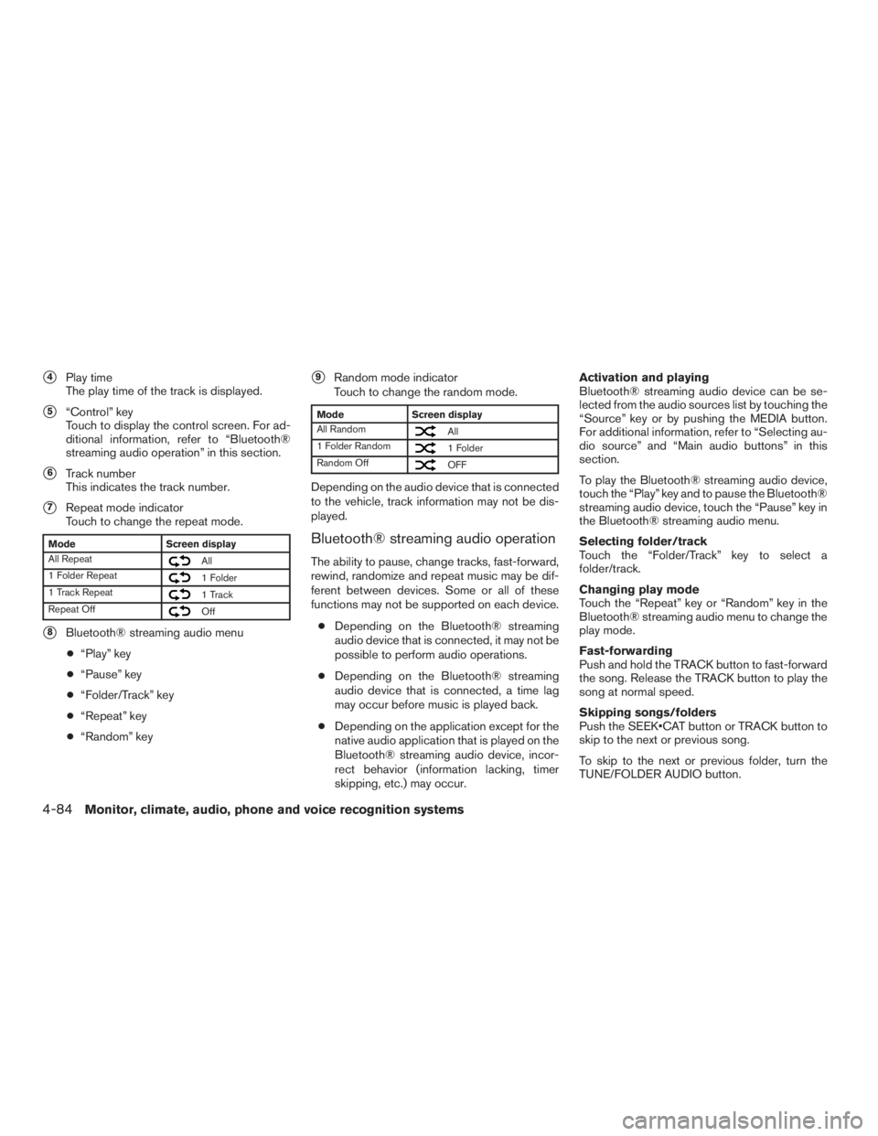 NISSAN PATHFINDER PLATINUM 2015  Owners Manual 