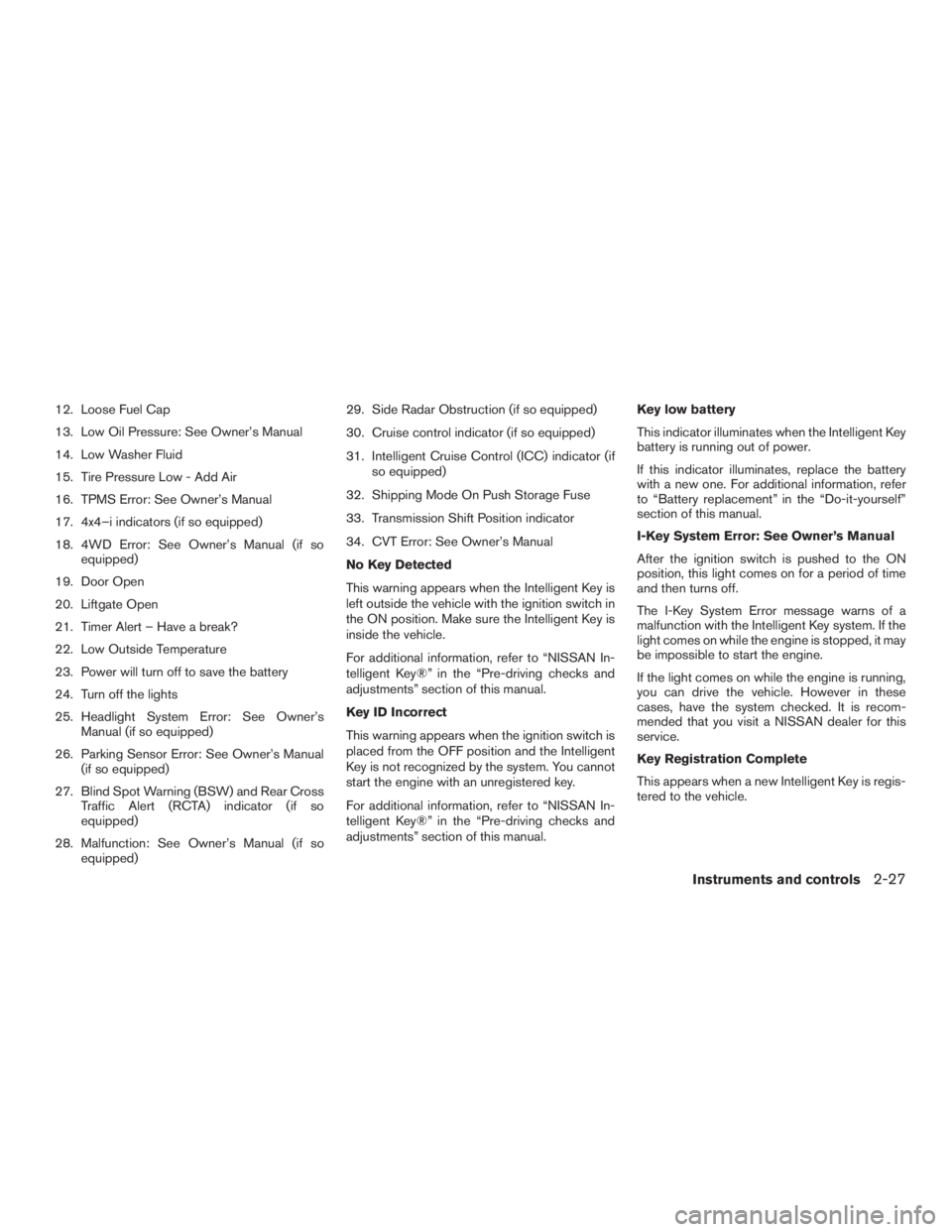 NISSAN PATHFINDER PLATINUM 2016  Owners Manual 
