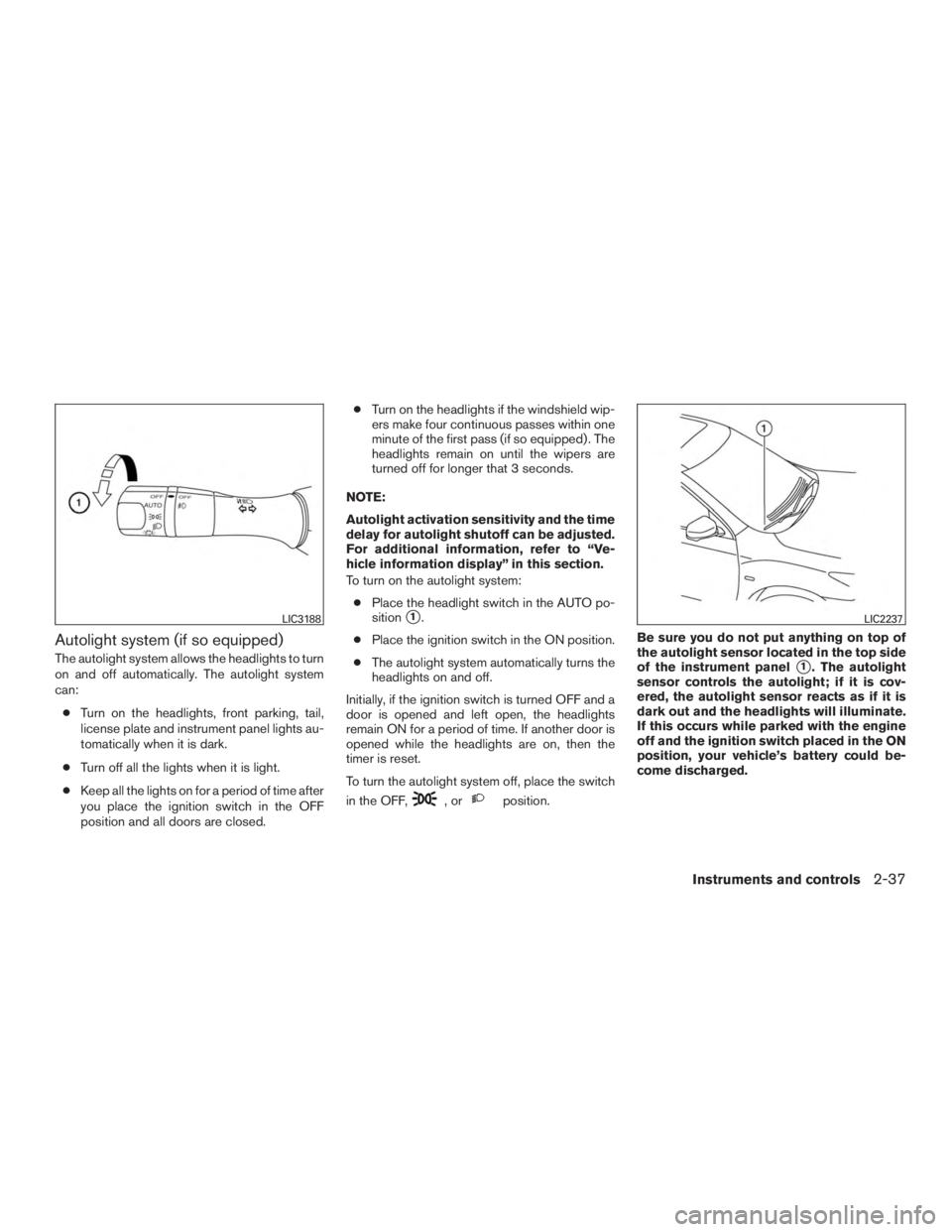 NISSAN PATHFINDER PLATINUM 2016  Owners Manual 