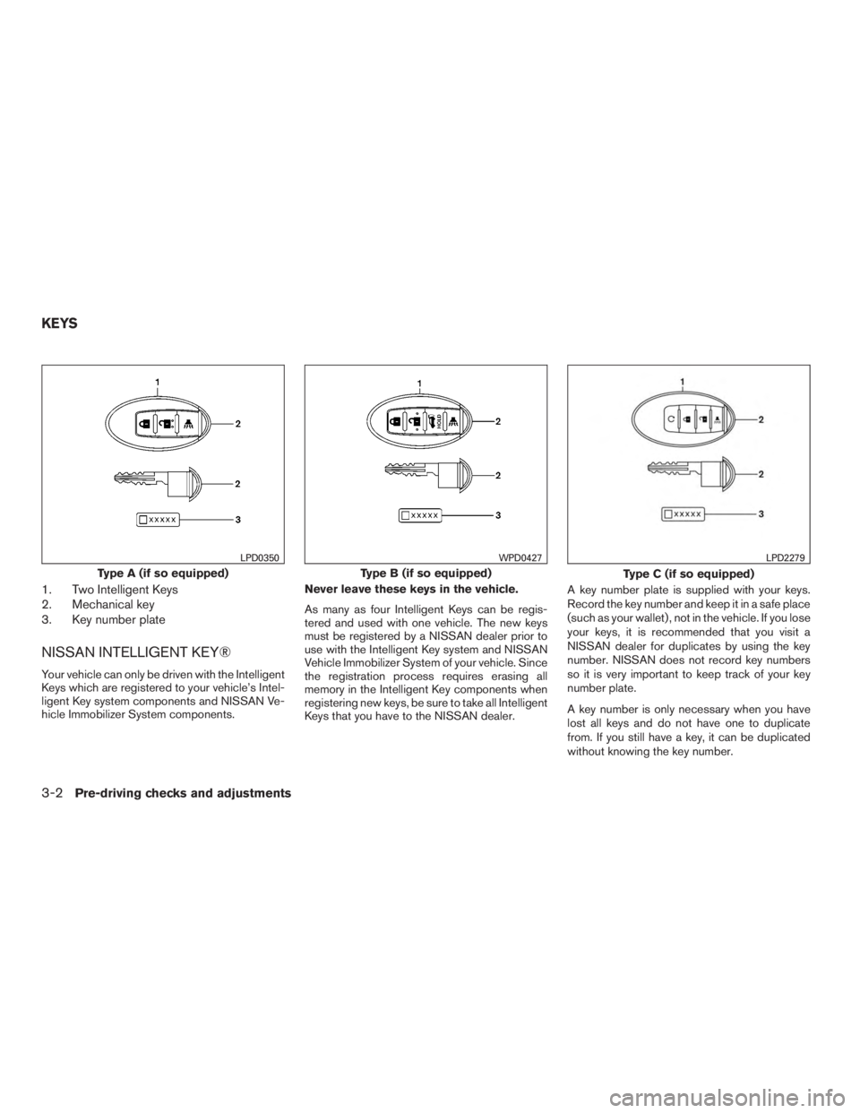 NISSAN PATHFINDER PLATINUM 2016  Owners Manual 