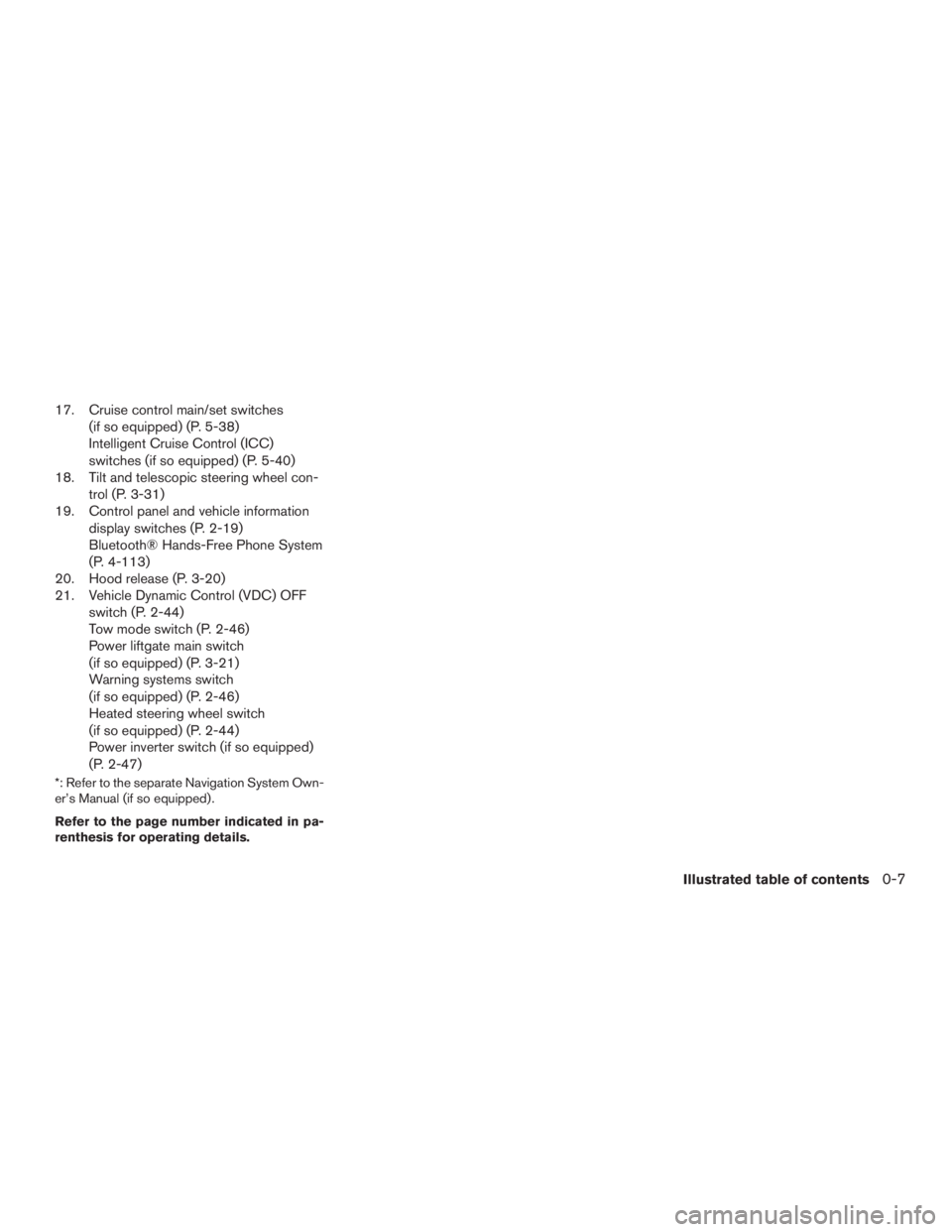 NISSAN PATHFINDER PLATINUM 2016  Owners Manual 