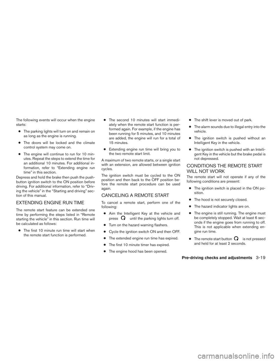 NISSAN PATHFINDER PLATINUM 2016  Owners Manual 