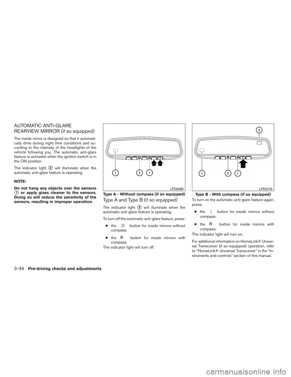 NISSAN PATHFINDER PLATINUM 2016  Owners Manual 