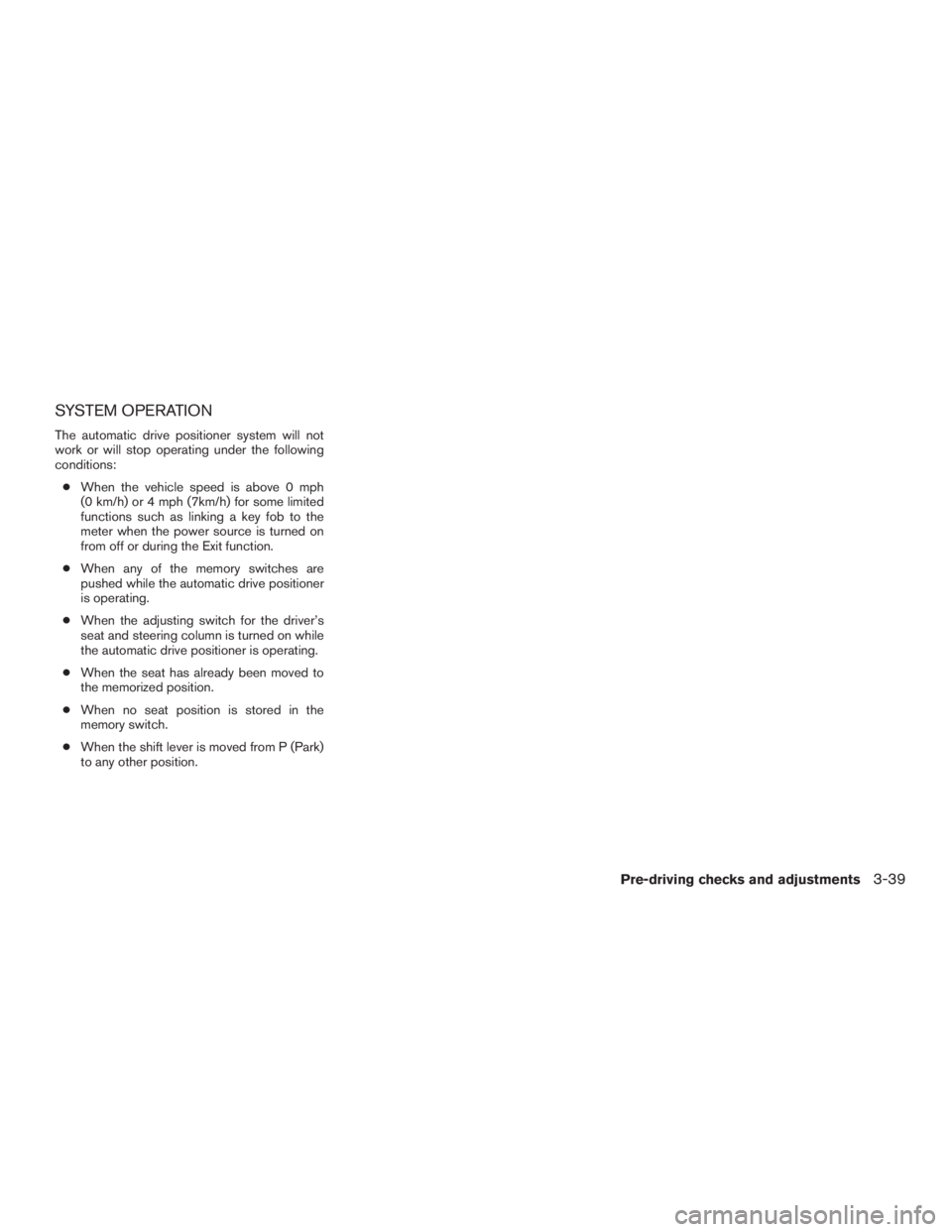 NISSAN PATHFINDER PLATINUM 2016  Owners Manual 