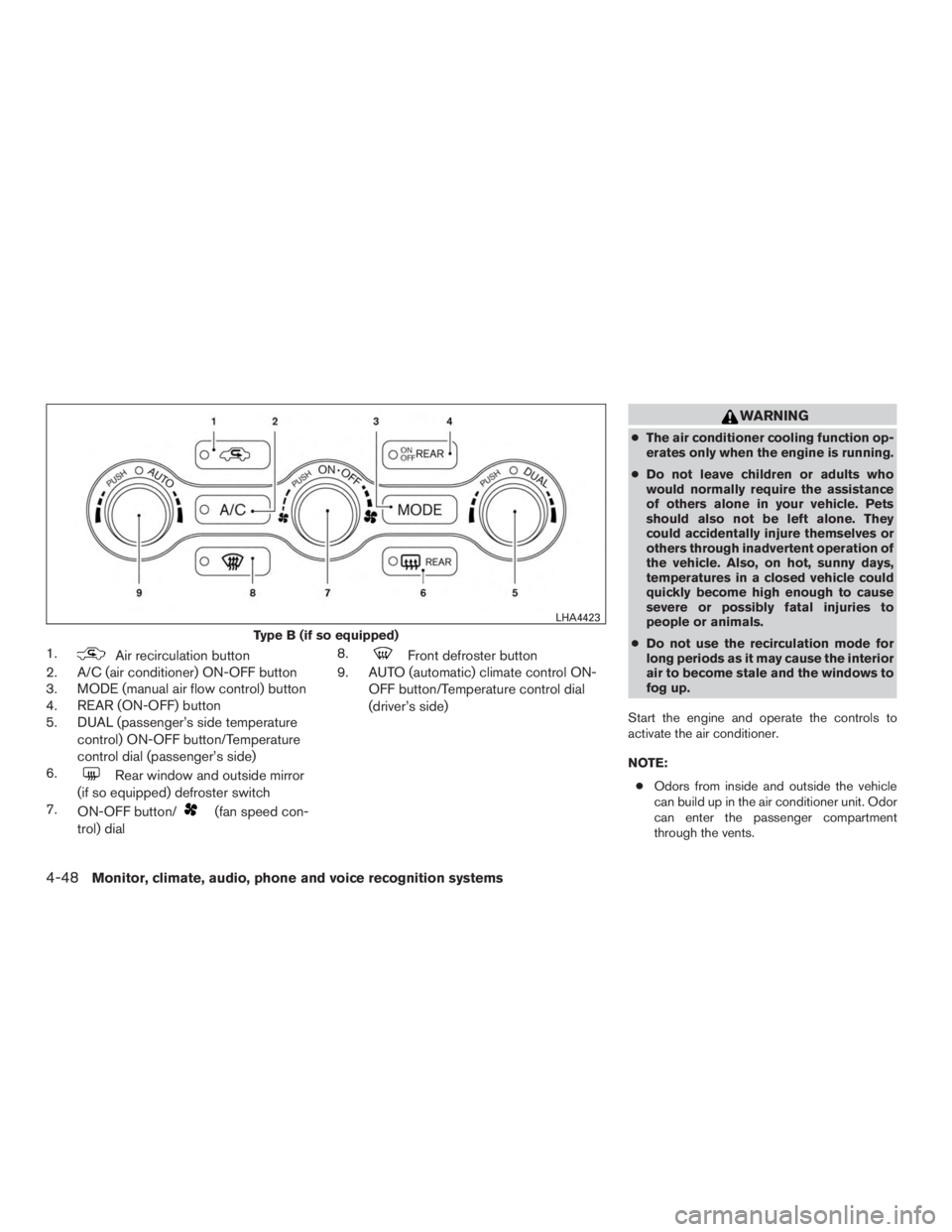 NISSAN PATHFINDER PLATINUM 2016  Owners Manual 1. 