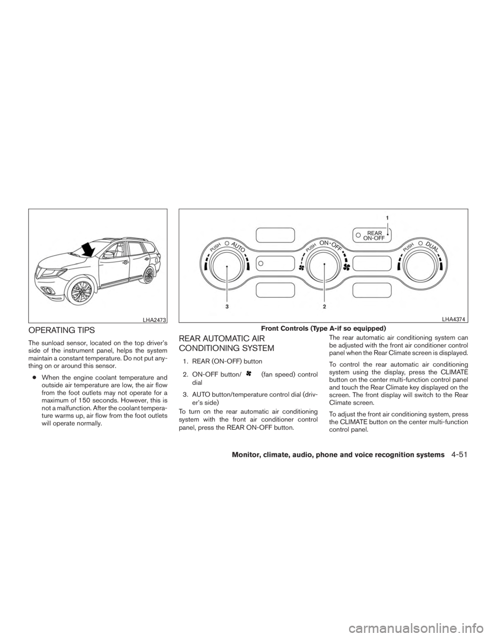 NISSAN PATHFINDER PLATINUM 2016  Owners Manual 