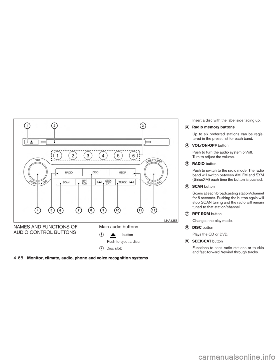 NISSAN PATHFINDER PLATINUM 2016  Owners Manual 