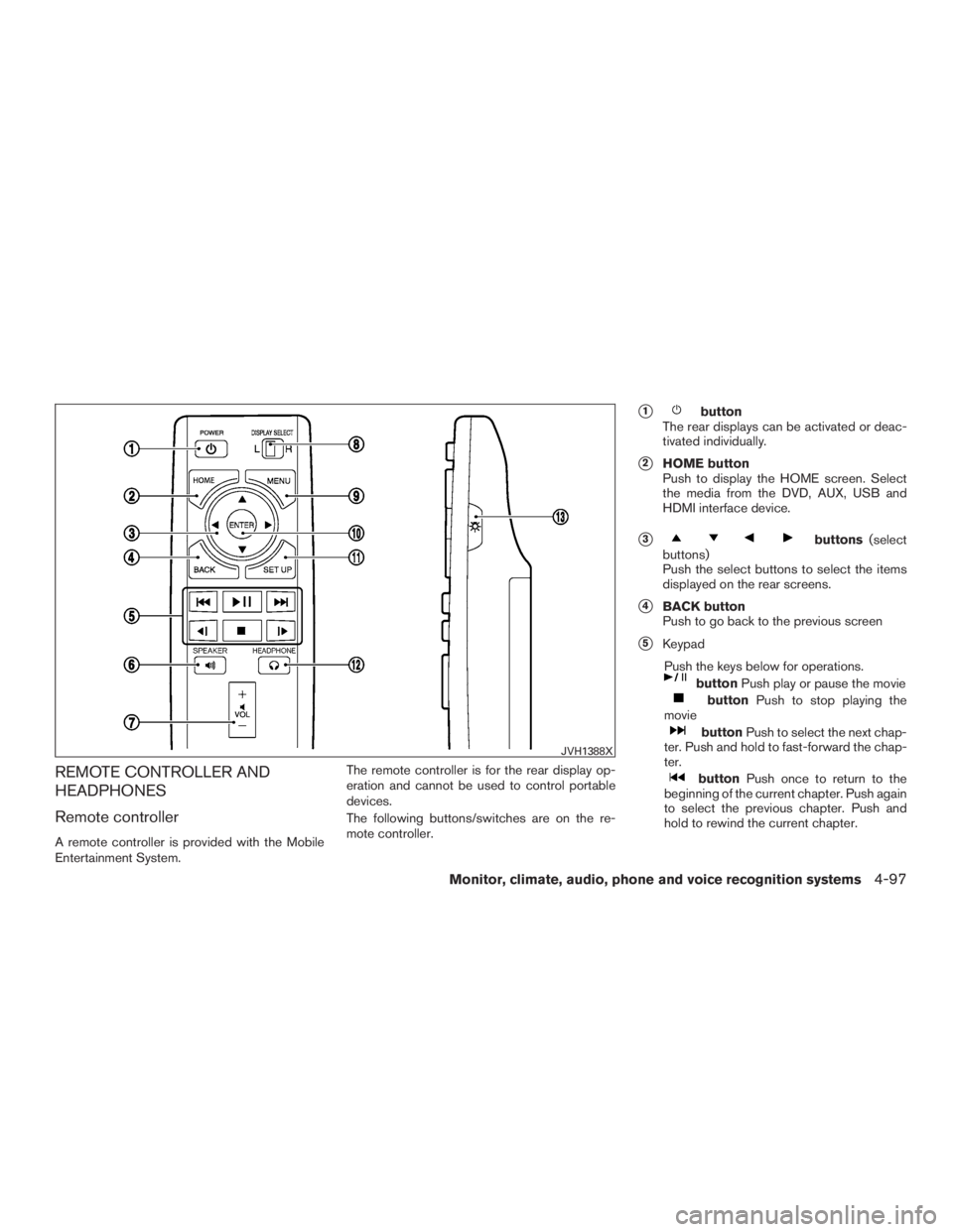 NISSAN PATHFINDER PLATINUM 2016  Owners Manual 