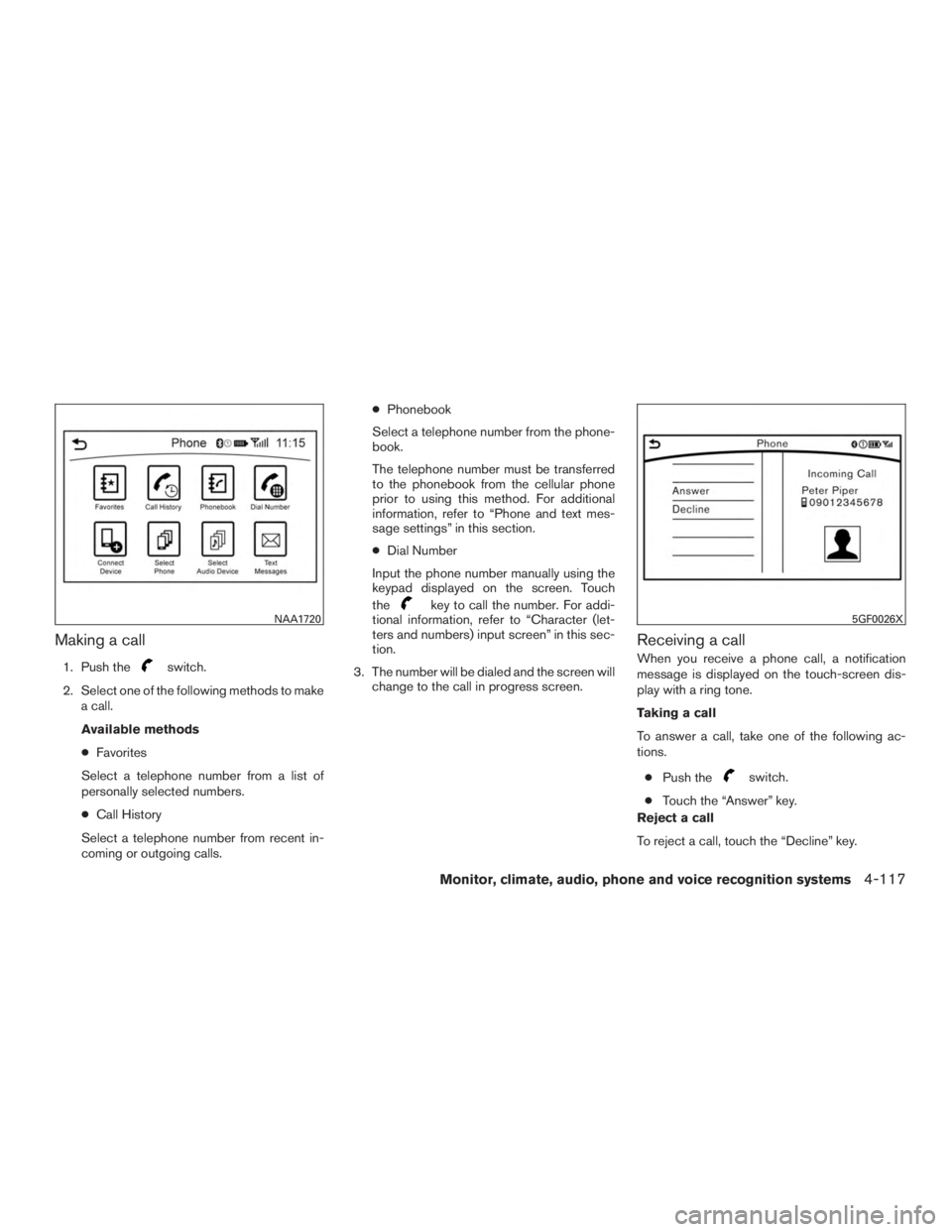 NISSAN PATHFINDER PLATINUM 2016  Owners Manual 