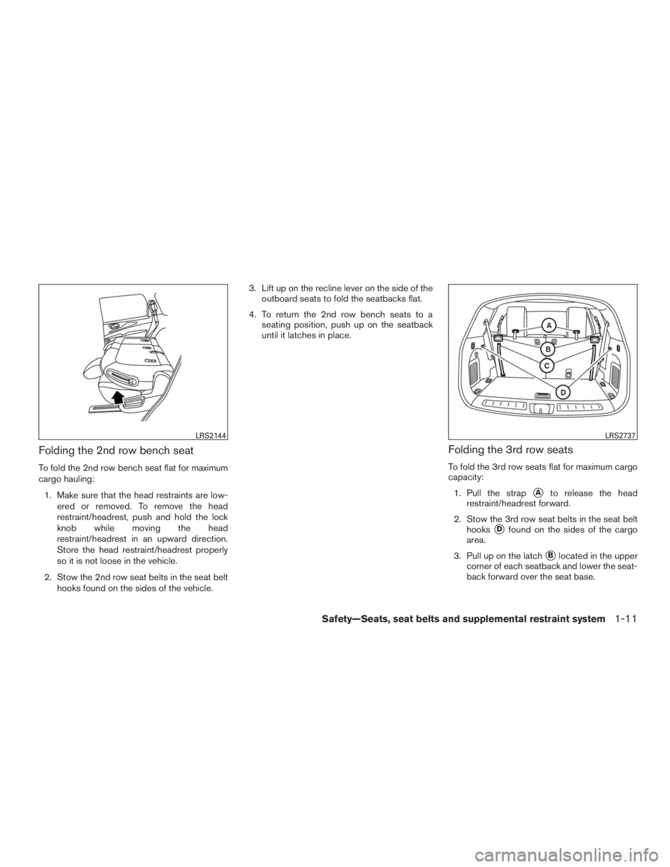 NISSAN PATHFINDER PLATINUM 2016  Owners Manual 