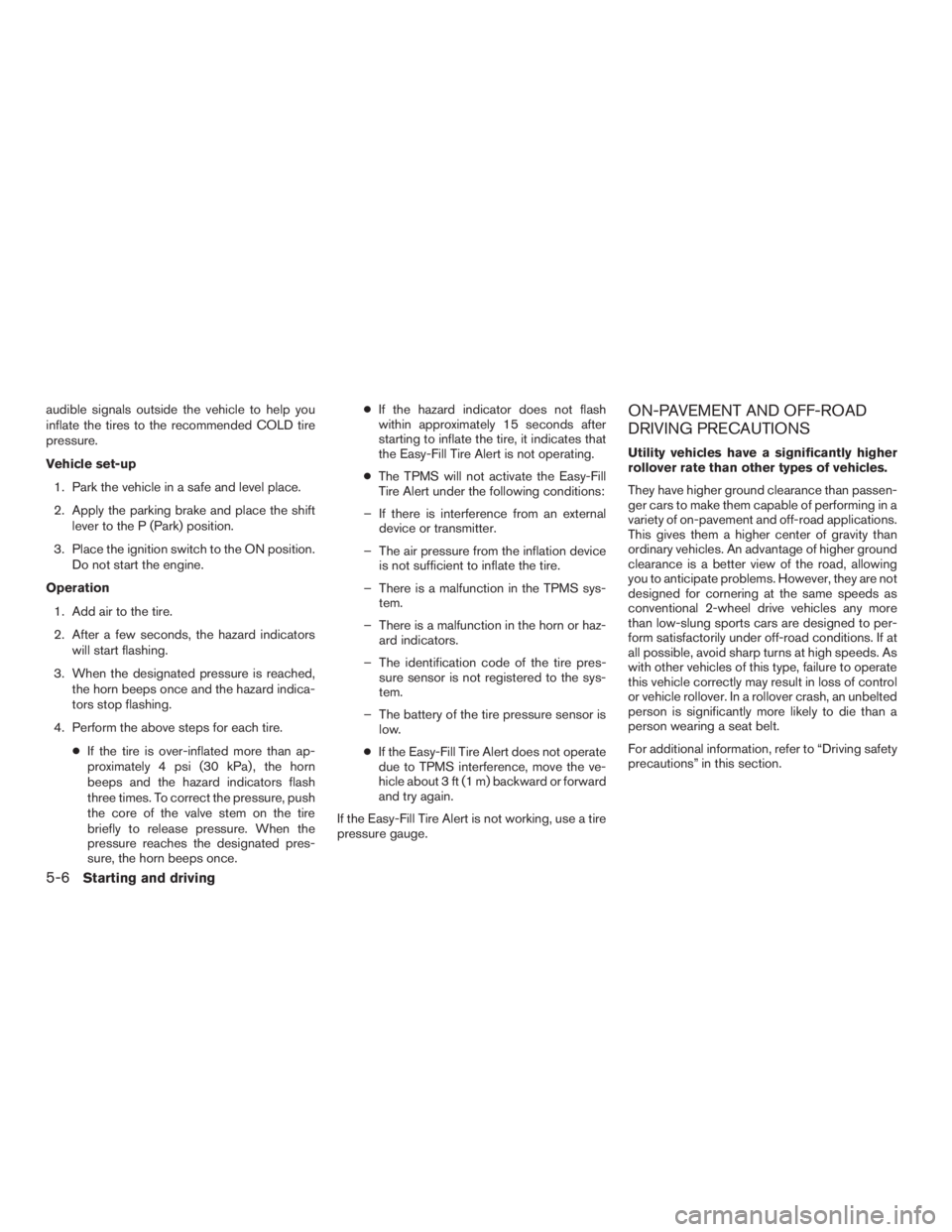 NISSAN PATHFINDER PLATINUM 2016  Owners Manual 
