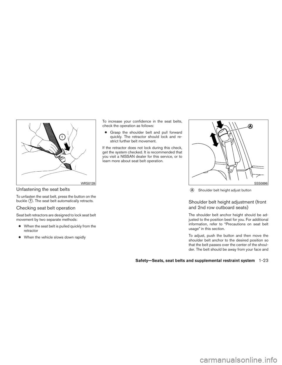 NISSAN PATHFINDER PLATINUM 2016  Owners Manual 
