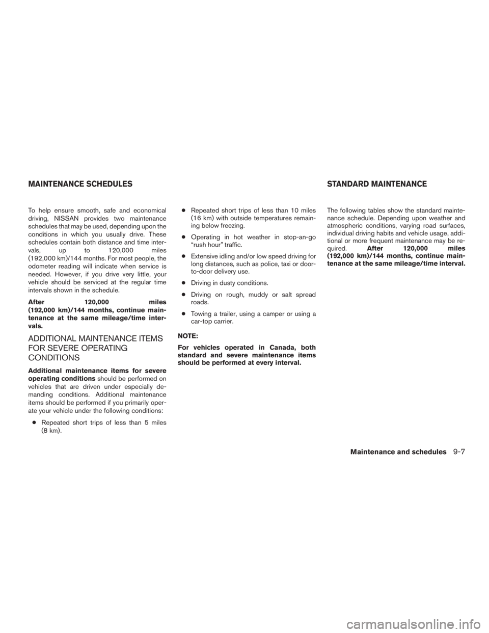 NISSAN PATHFINDER PLATINUM 2016  Owners Manual 
