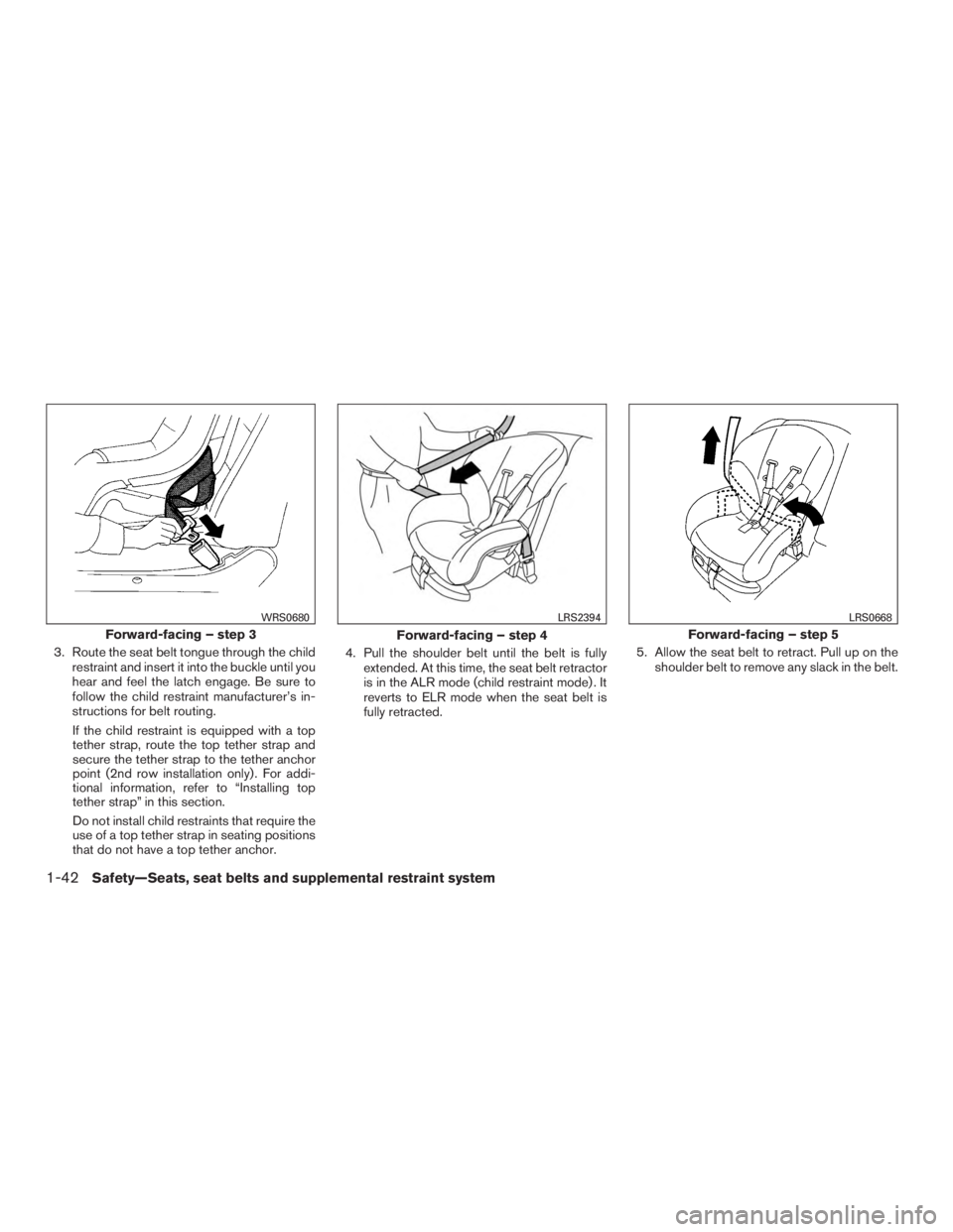 NISSAN PATHFINDER PLATINUM 2016  Owners Manual 