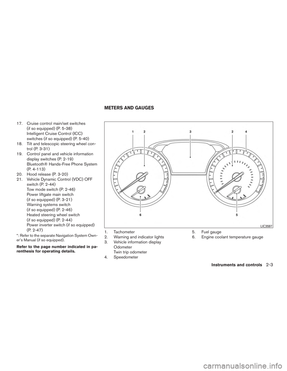 NISSAN PATHFINDER PLATINUM 2016  Owners Manual 
