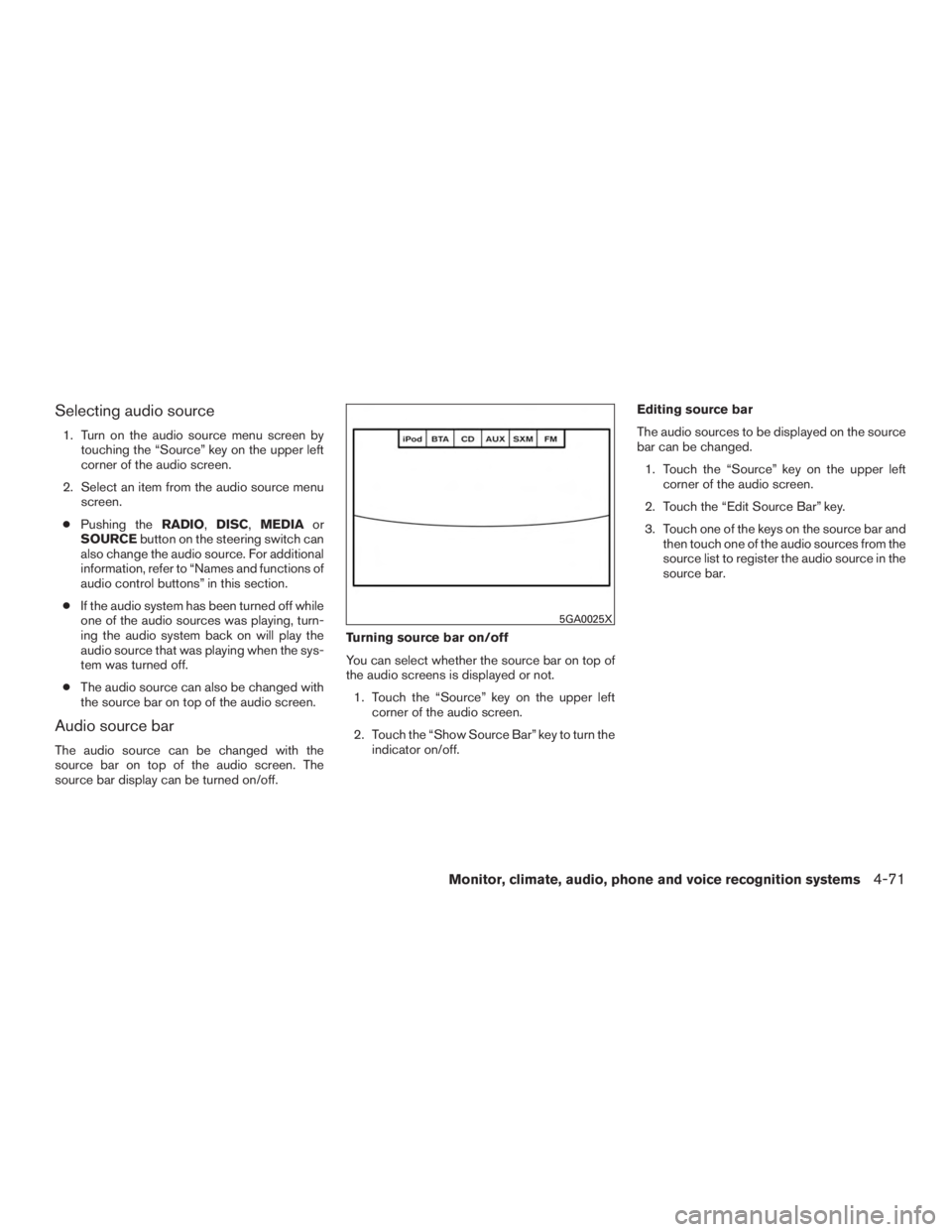 NISSAN PATHFINDER PLATINUM 2017  Owners Manual 