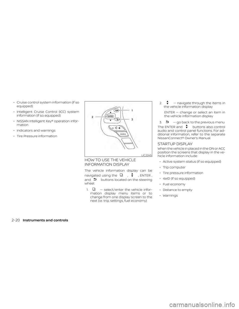 NISSAN PATHFINDER PLATINUM 2018  Owners Manual 