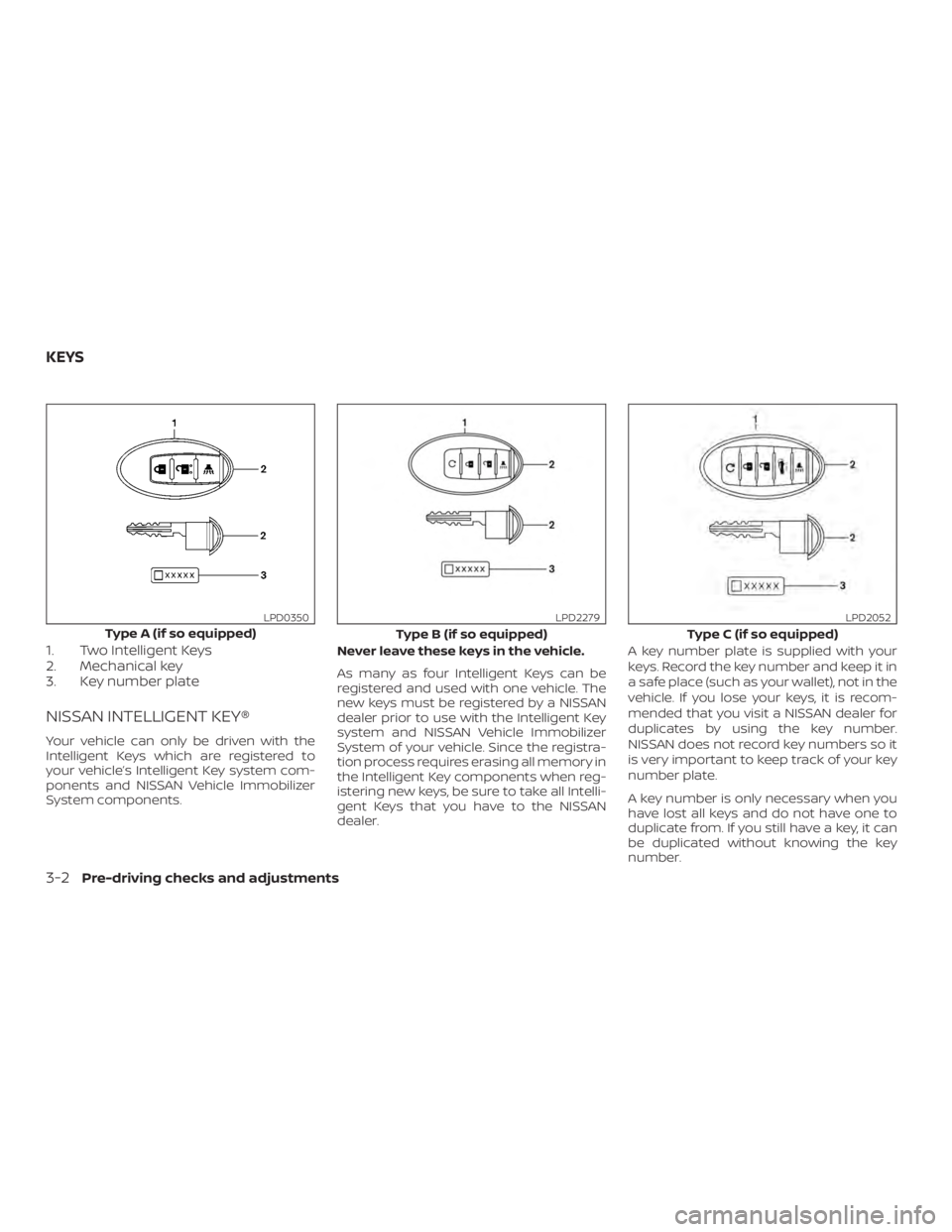 NISSAN PATHFINDER PLATINUM 2018  Owners Manual 