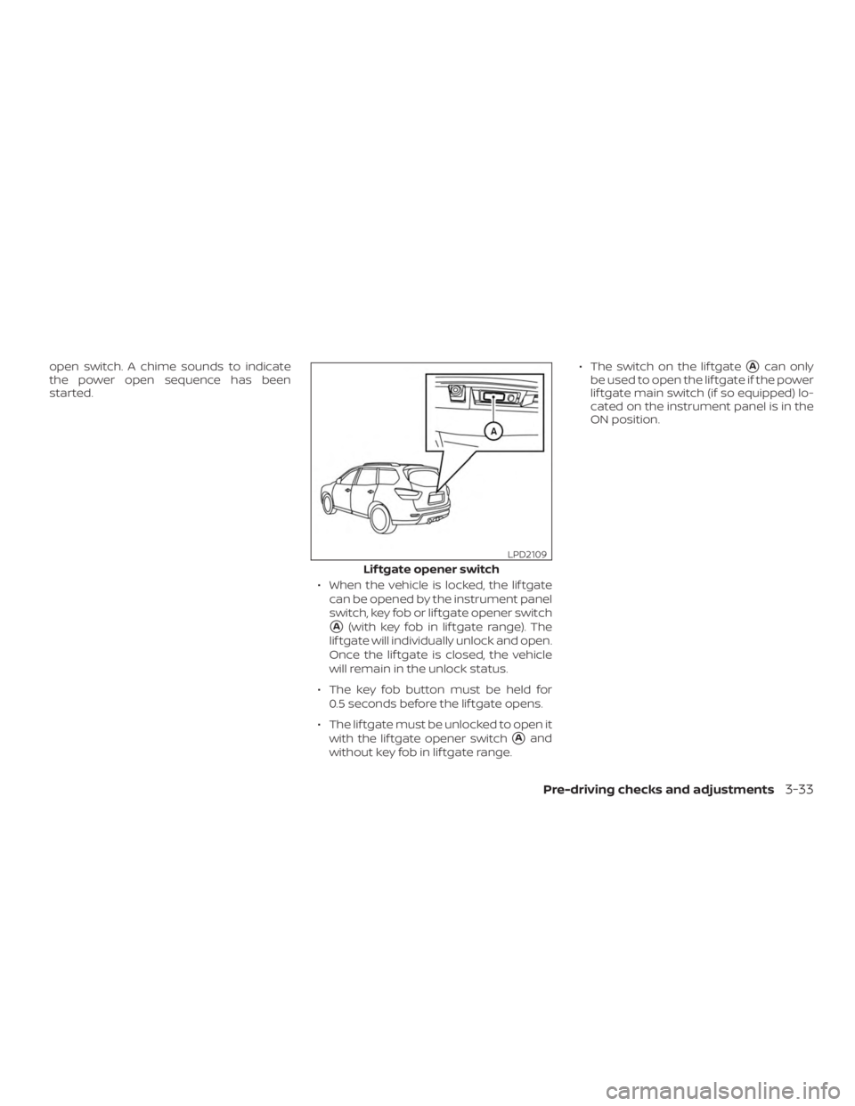 NISSAN PATHFINDER PLATINUM 2018  Owners Manual 