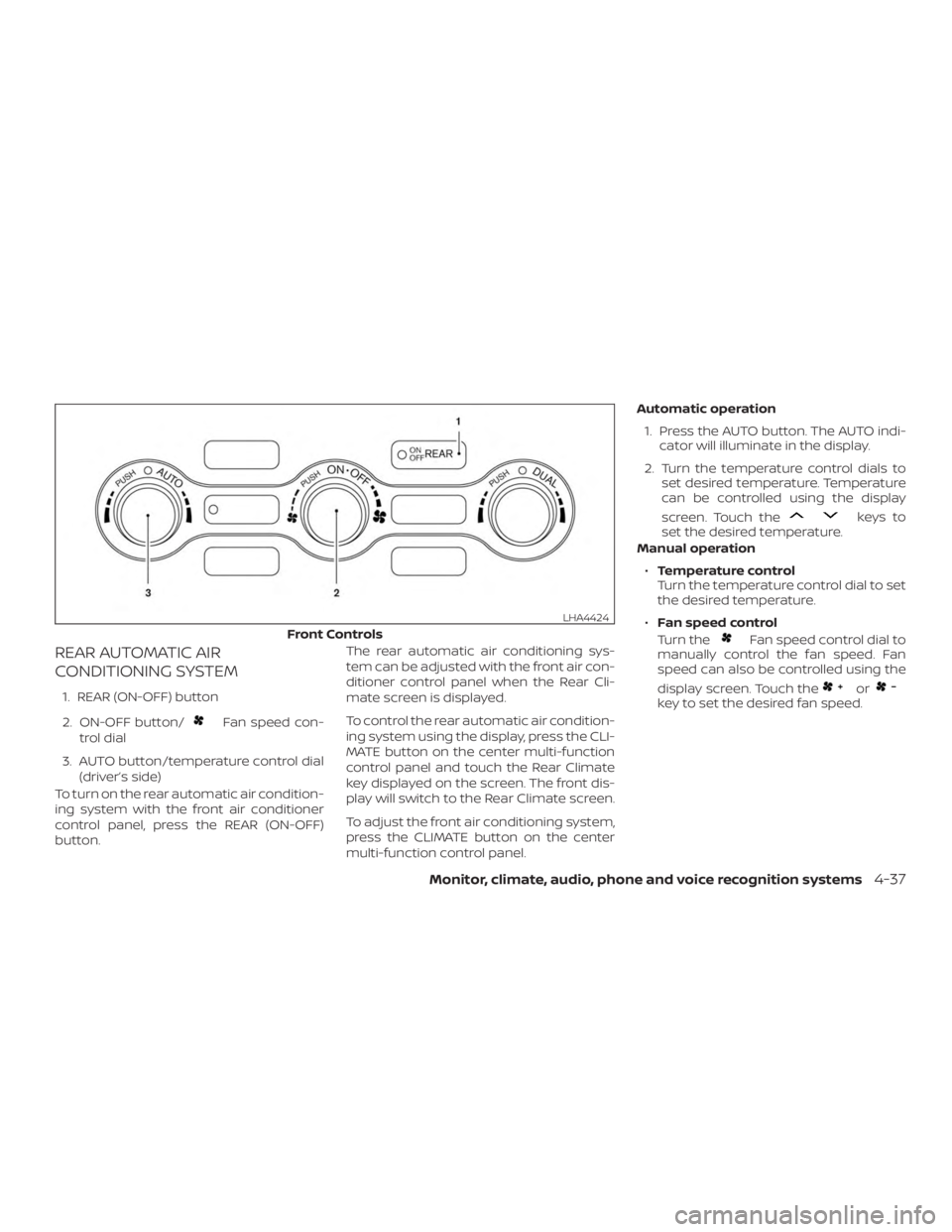 NISSAN PATHFINDER PLATINUM 2018  Owners Manual 
