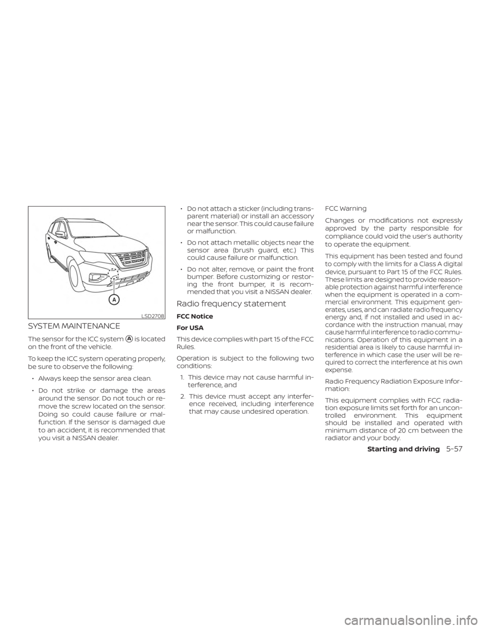 NISSAN PATHFINDER PLATINUM 2018  Owners Manual 