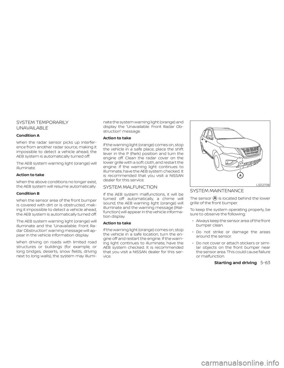NISSAN PATHFINDER PLATINUM 2018  Owners Manual 