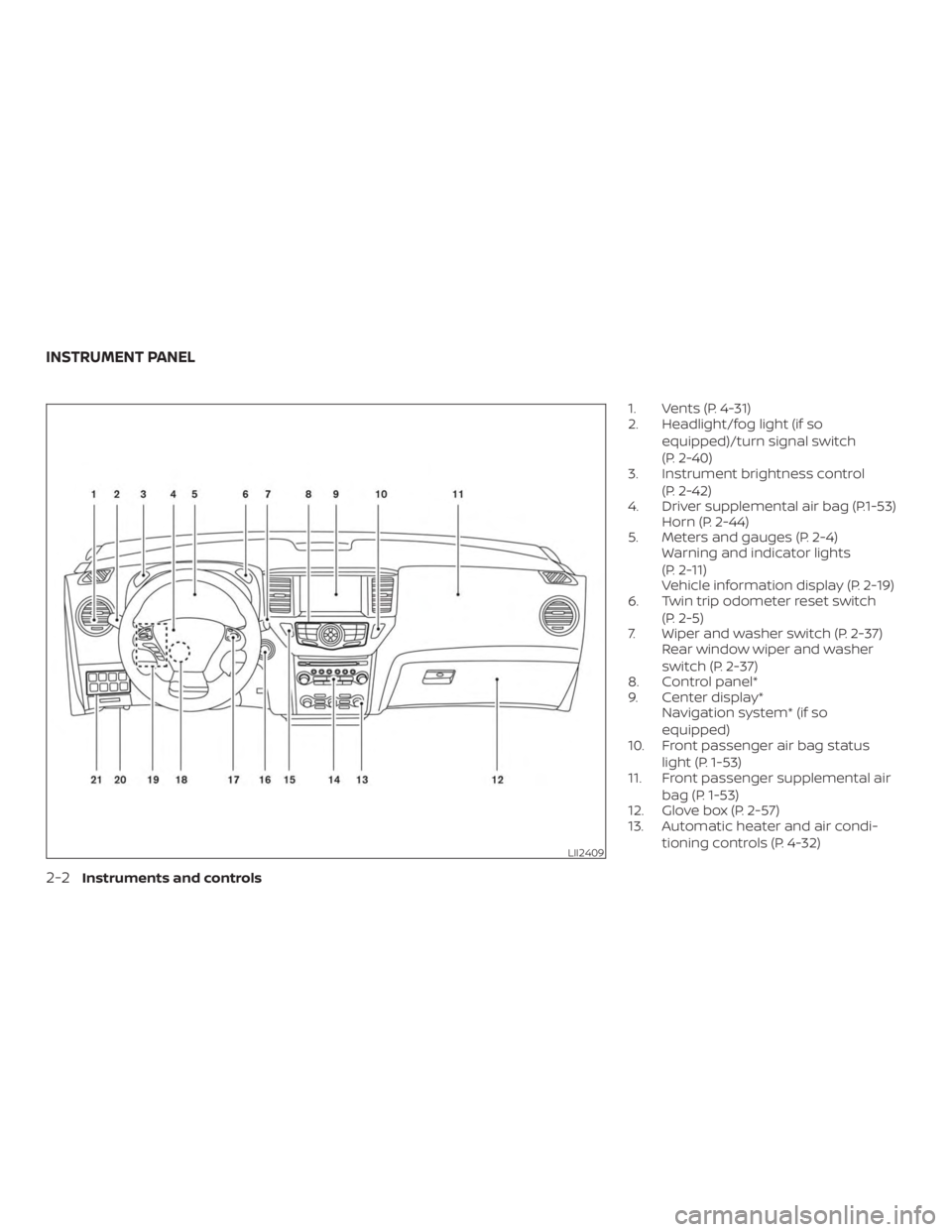 NISSAN PATHFINDER PLATINUM 2018  Owners Manual 