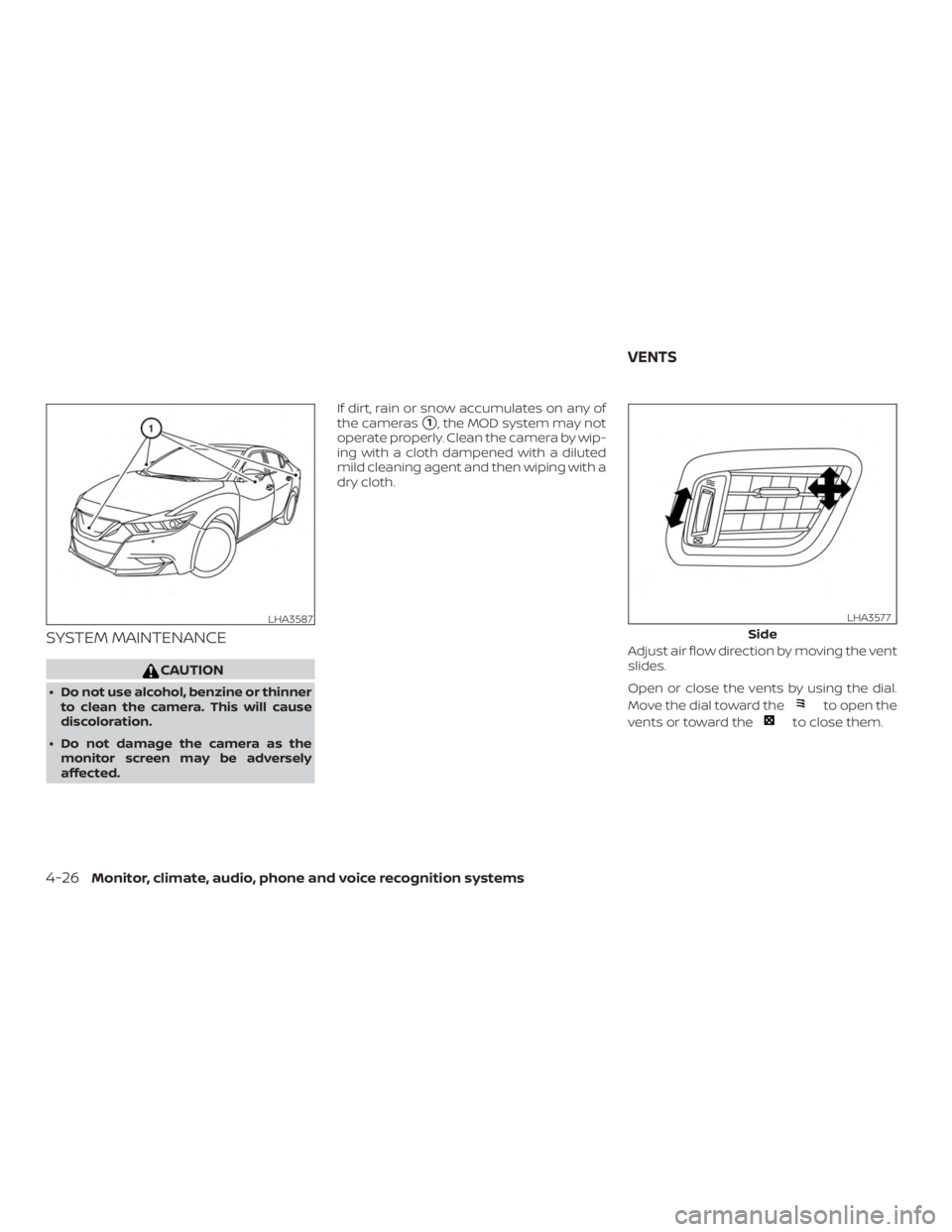 NISSAN MAXIMA PLATINUM 2018  Owners Manual SYSTEM MAINTENANCE 