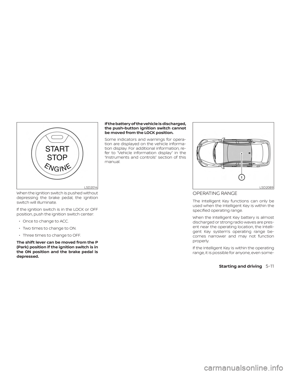 NISSAN MAXIMA PLATINUM 2018  Owners Manual 