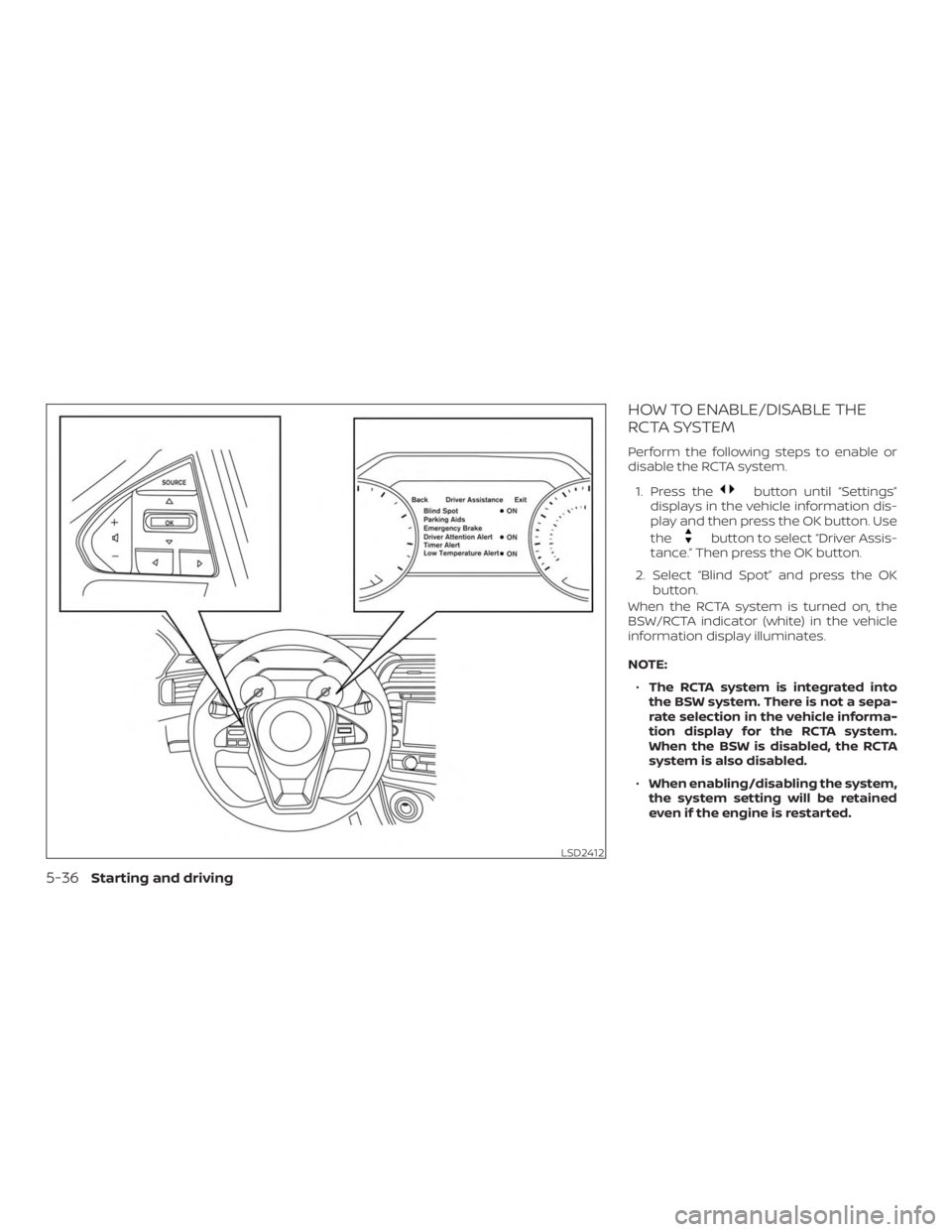 NISSAN MAXIMA PLATINUM 2018  Owners Manual 
