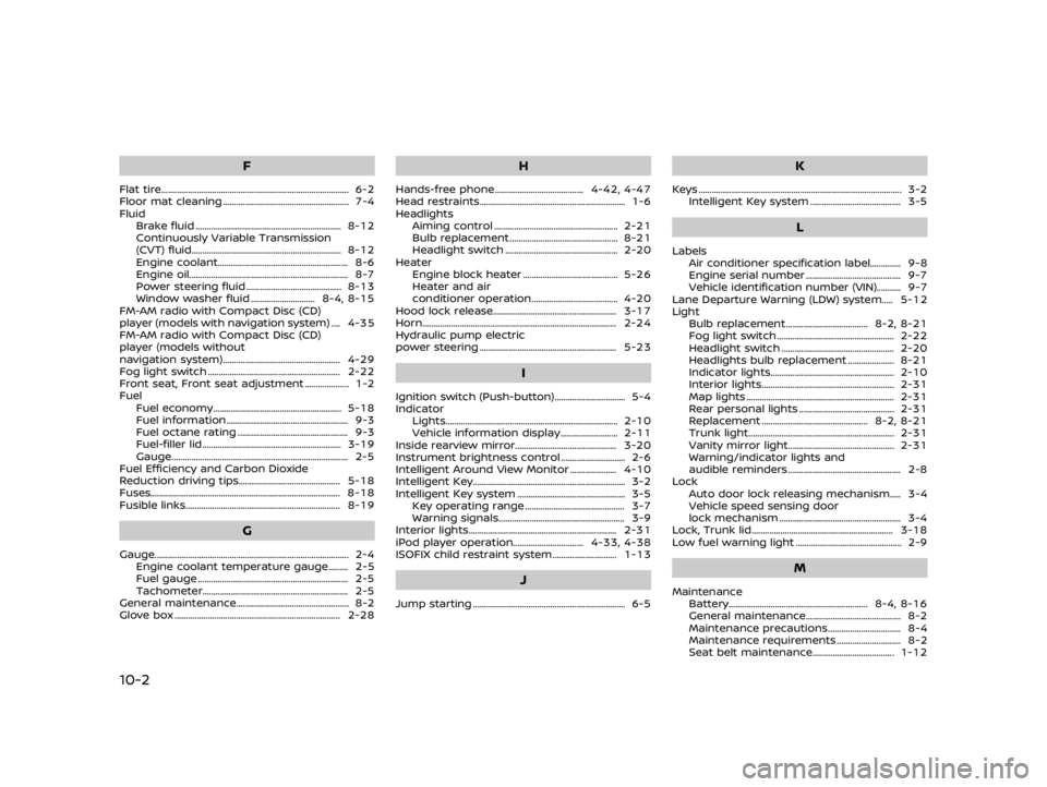 NISSAN TEANA 2018  Owners Manual �&�R�Q�G�L�W�L�R�Q� �
�(�[�F�H�S�W �I�R�U �&�K�L�Q�D�
� 