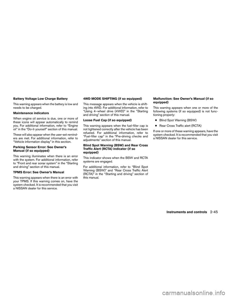 NISSAN TITAN XD 2017  Owners Manual 